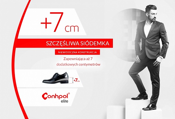 buty podwyższające dla mężczyzn, buty dodające cm dla faceta, conhpol